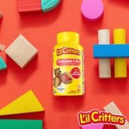 Kẹo gấu bổ sung Canxi cho trẻ em L’il Critters Calcium +D3 Gummy Bears 150 viên