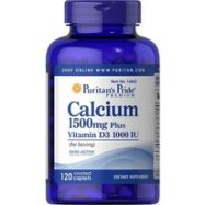 Calcium Puritan’s Pride 1500mg Plus D3 1000 IU