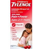 Siro hạ sốt Tylenol cho trẻ 2-11 tuổi Children’s Tylenol