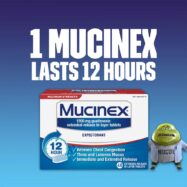 Viên uống cắt cơn ho có đàm, tức ngực Mucinex Maximum Strength 48 viên