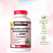 Viên uống bổ xương Khớp Kirkland Calcium Citrate Magnesium And Zinc 500 Viên